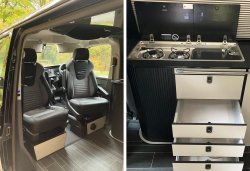 VW Transporter T6.1 SWB (Black) Camper Conversion