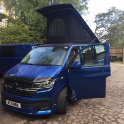 **SOLD** VW Transporter T6.1 LWB (Ravenna Blue) Camper Conversion