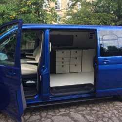 **SOLD** VW Transporter T6.1 LWB (Ravenna Blue) Camper Conversion