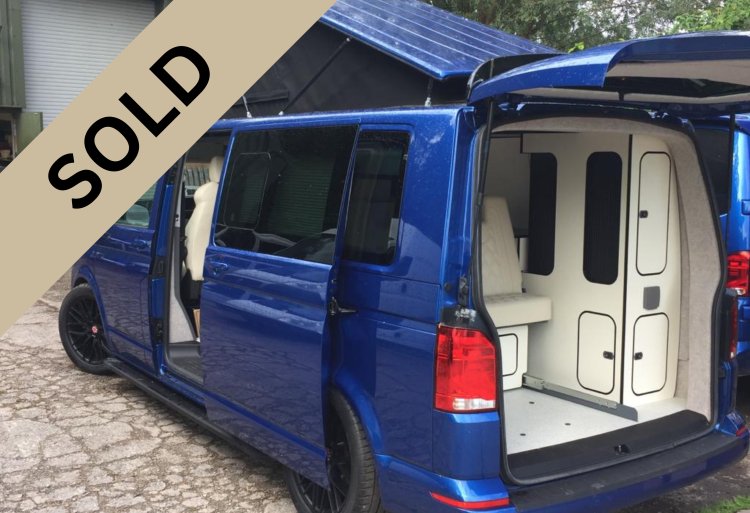 **SOLD** VW Transporter T6.1 LWB (Ravenna Blue) Camper Conversion