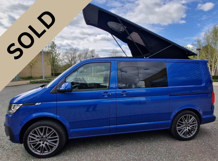 **SOLD** VW Transporter T6.1 SWB (Ravenna Blue) Camper Conversion